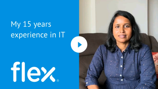 reshmi mukundan habla sobre su papel como gerente de TI en Flex