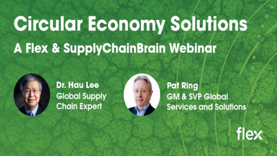 Seminario web sobre soluciones de economía circular de Pat Ring y Hau Lee