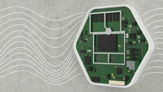 elektronische Komponenten eines integrierten Alarmsystems