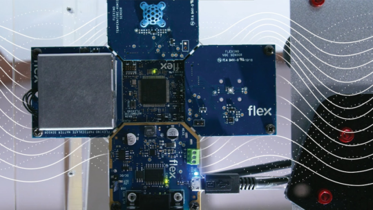 componente electrónico flexino