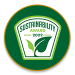 Logo der Auszeichnung „Nachhaltigkeitsinitiative des Jahres 2022“.