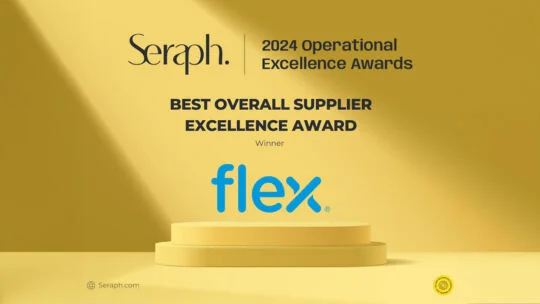 Flex recibe el premio Seraph 2024 a la excelencia operativa como mejor proveedor general
