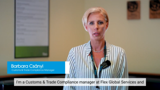 Barbara Csanyi, gerente de cumplimiento y comercio aduanero, flex